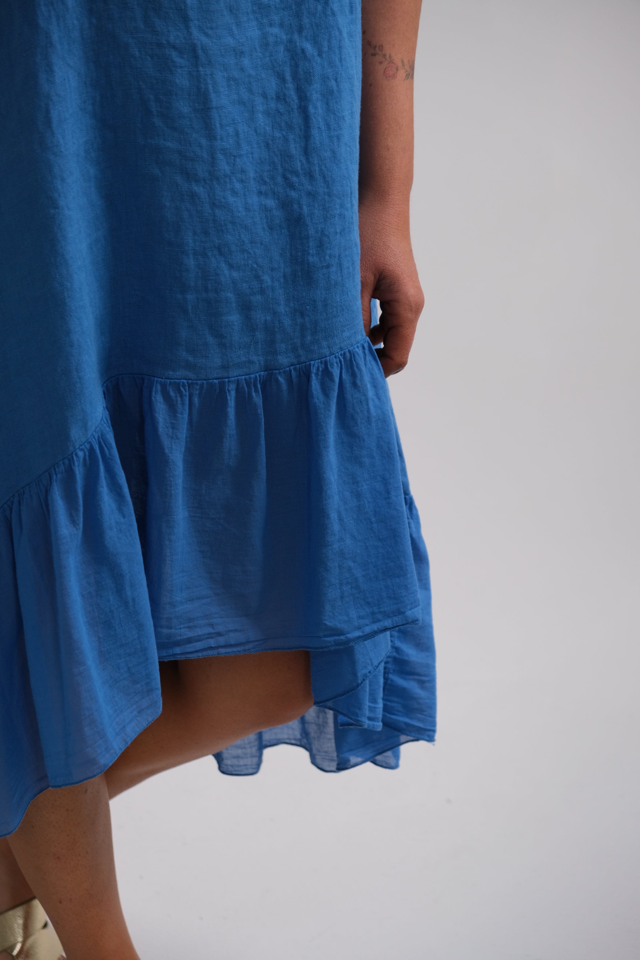 Vestido Flamenquero Azul Jean