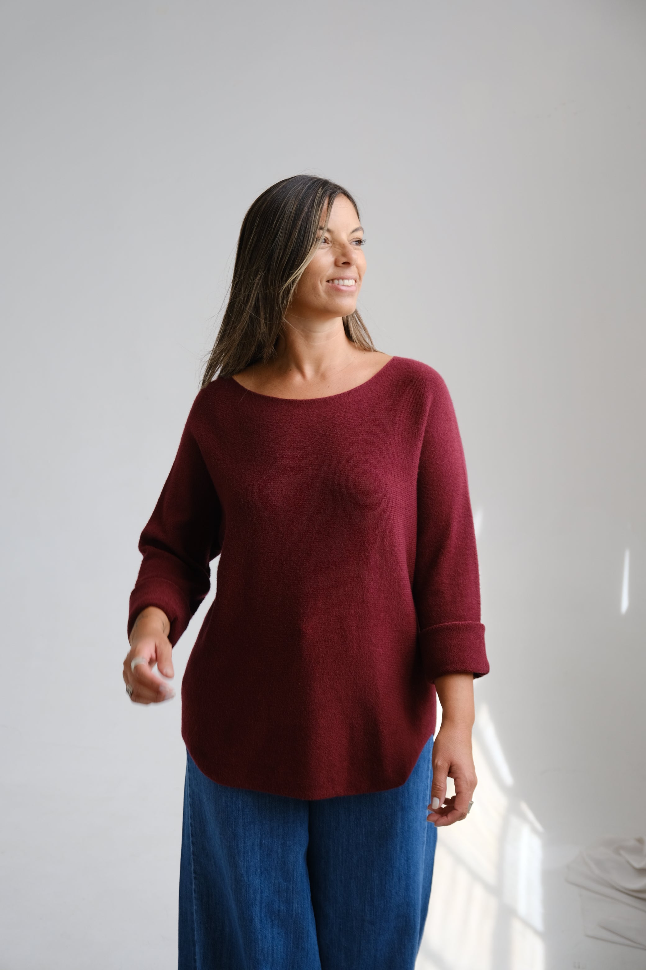 Sweater Comodín Bordo