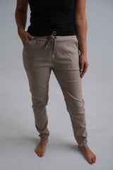 Pantalón Strech Recto Beige