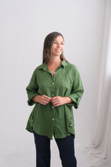 Camisa Pocket Verde Seco