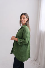 Camisa Pocket Verde Seco