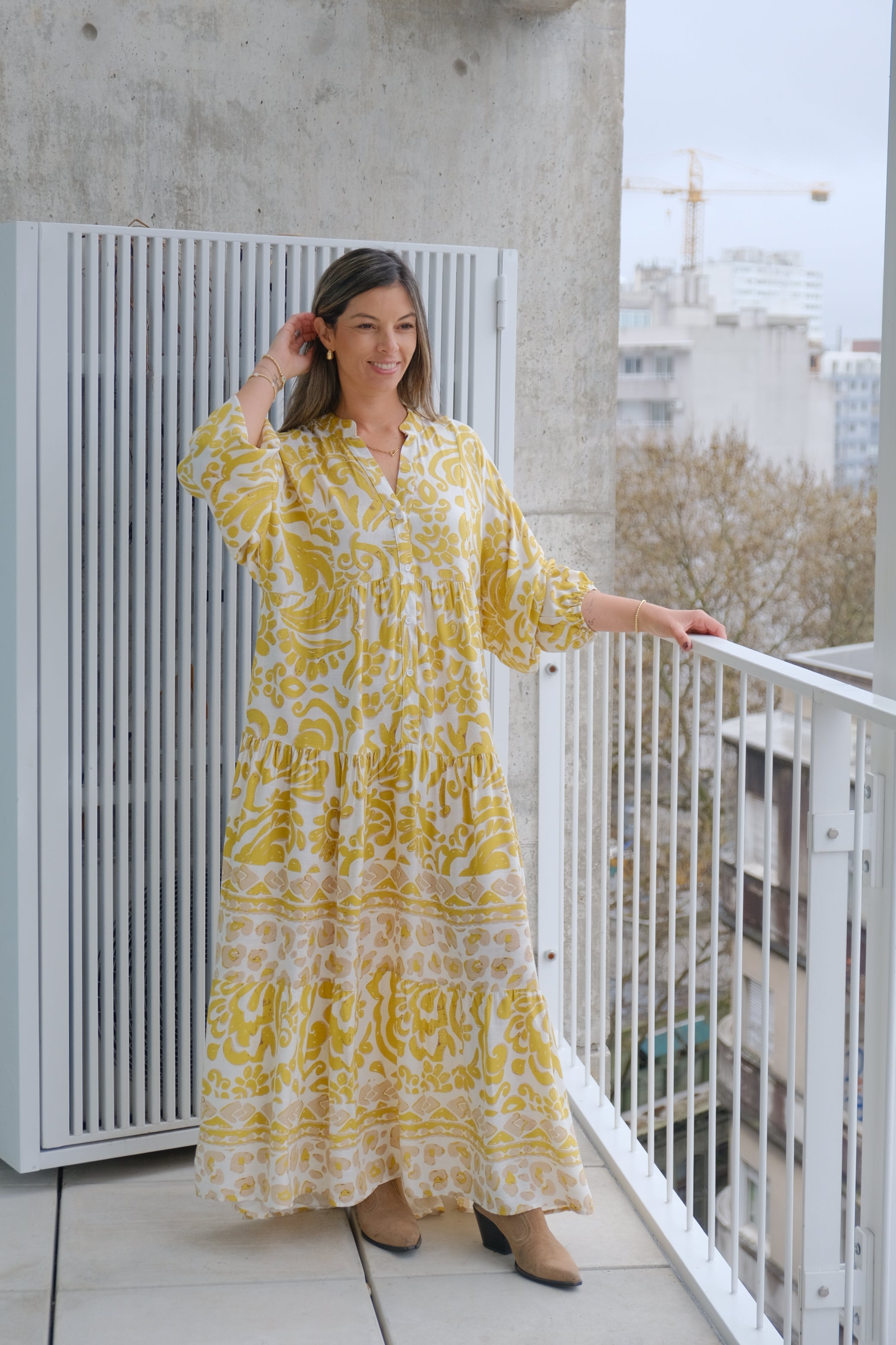 Vestido Amador Amarillo CÁPSULA