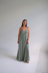 Vestido Luisana Verde Seco