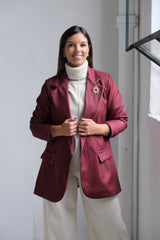 Blazer Vita Bordó