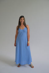 Vestido Syros Celeste