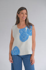 Musculosa Anthea Azul Francia
