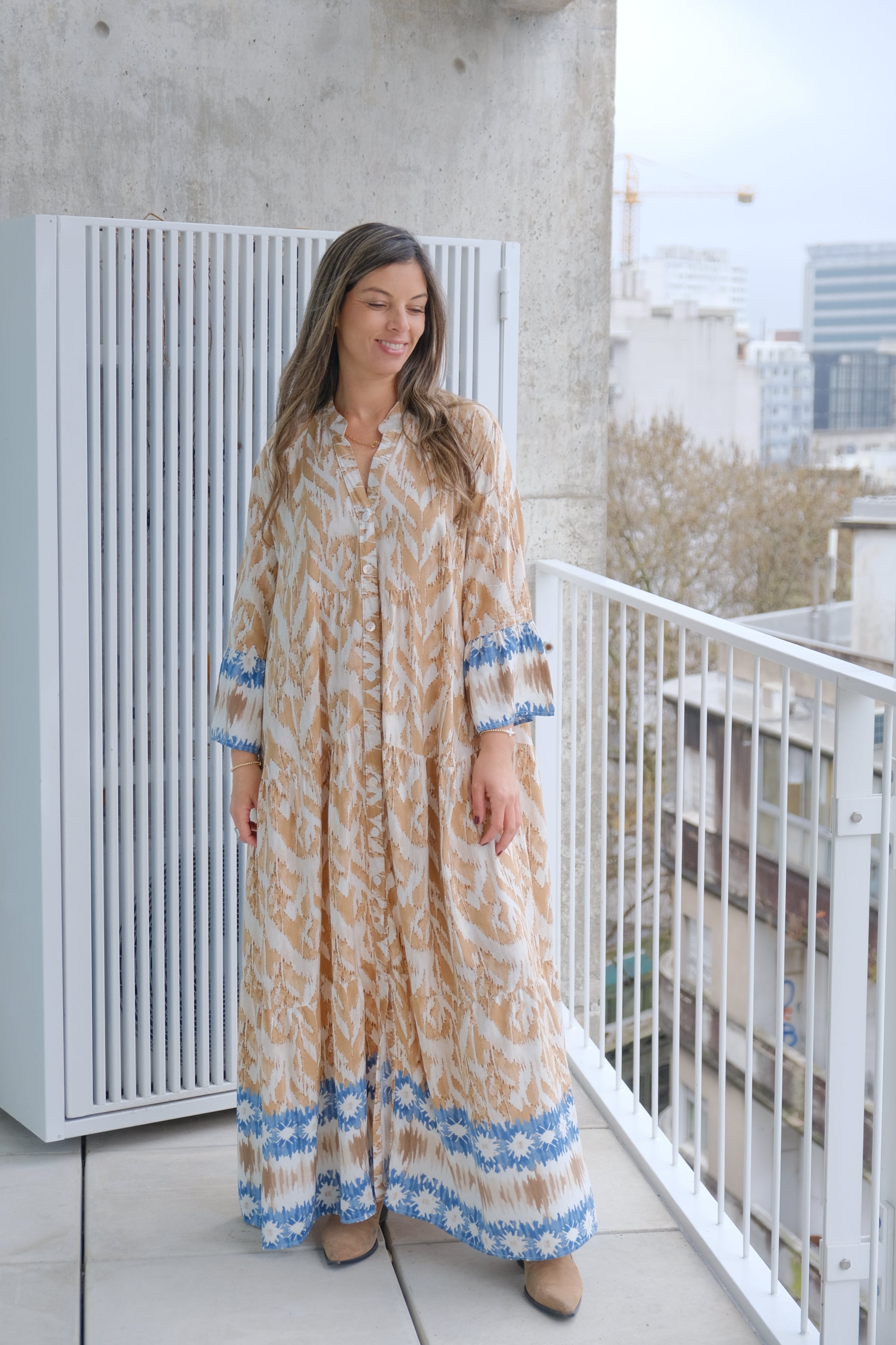 Vestido Vera Beige CÁPSULA