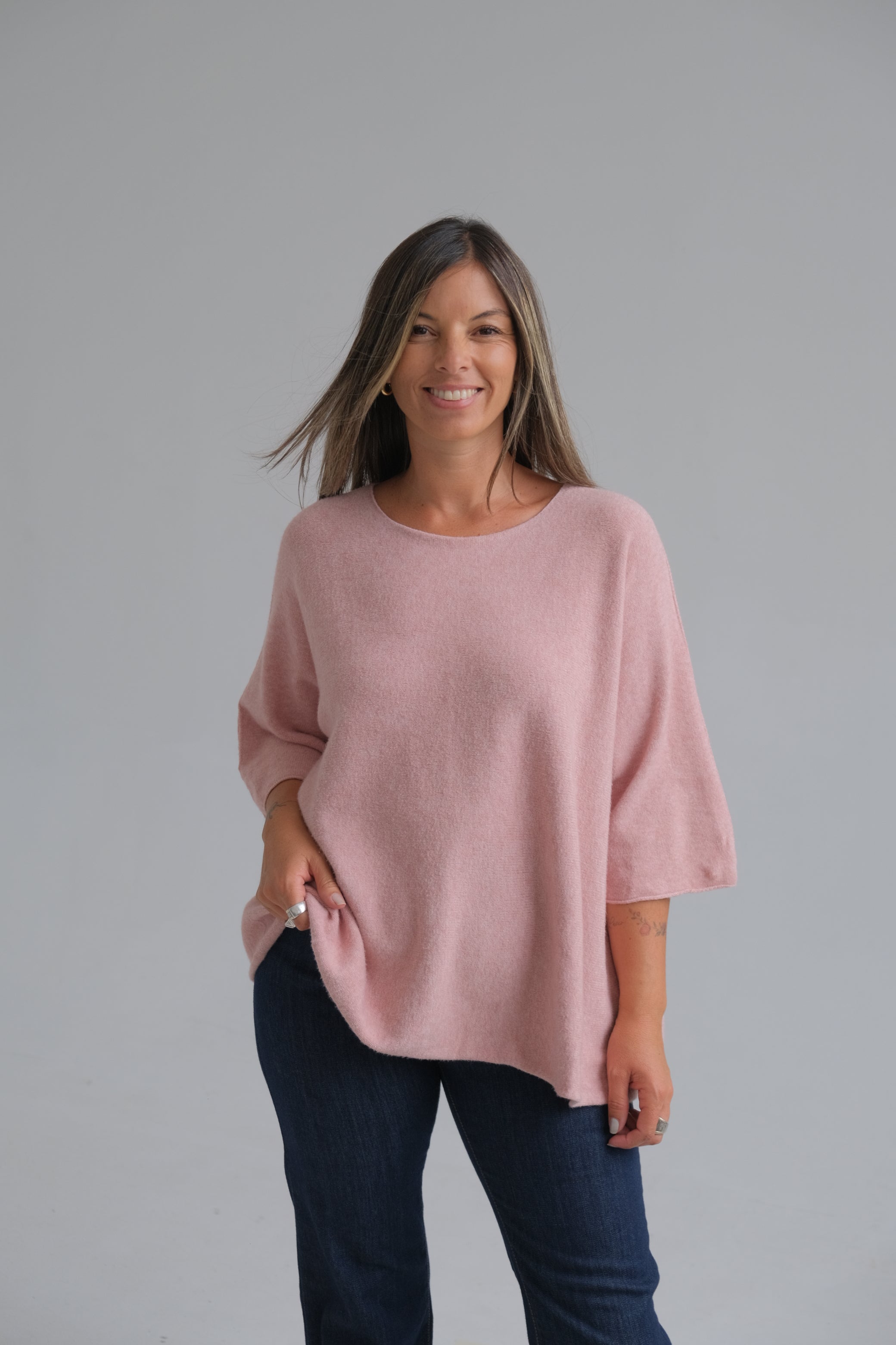 Sweater Primario Rosa Pastel