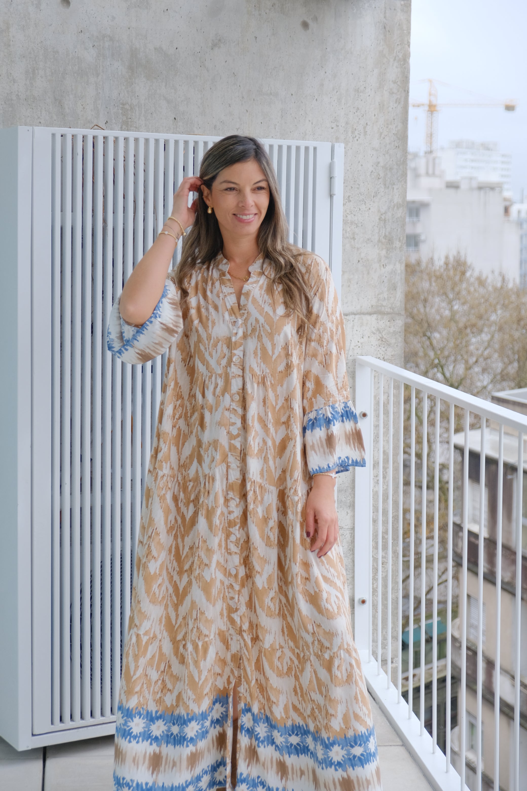 Vestido Vera Beige CÁPSULA