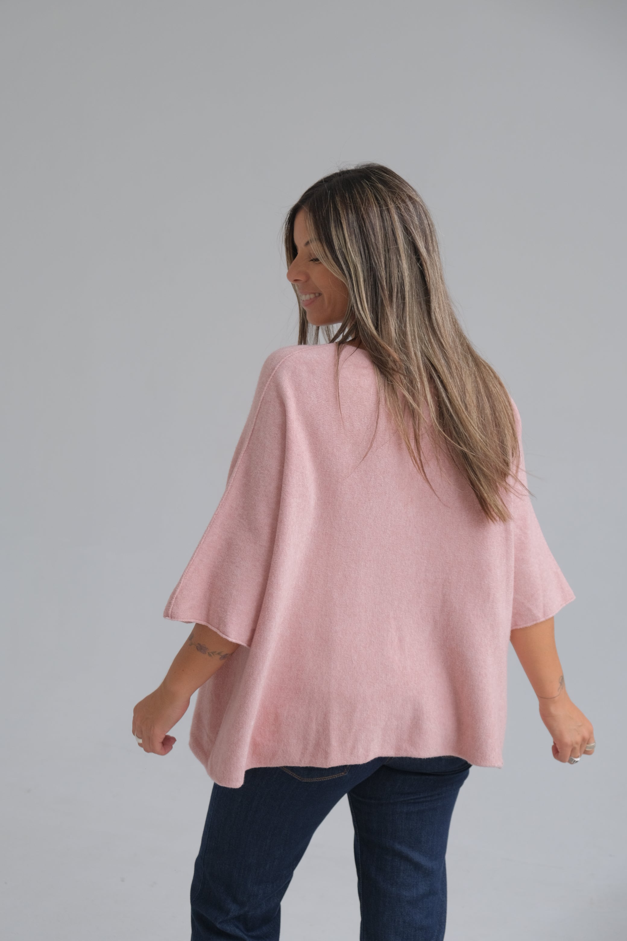 Sweater Primario Rosa Pastel