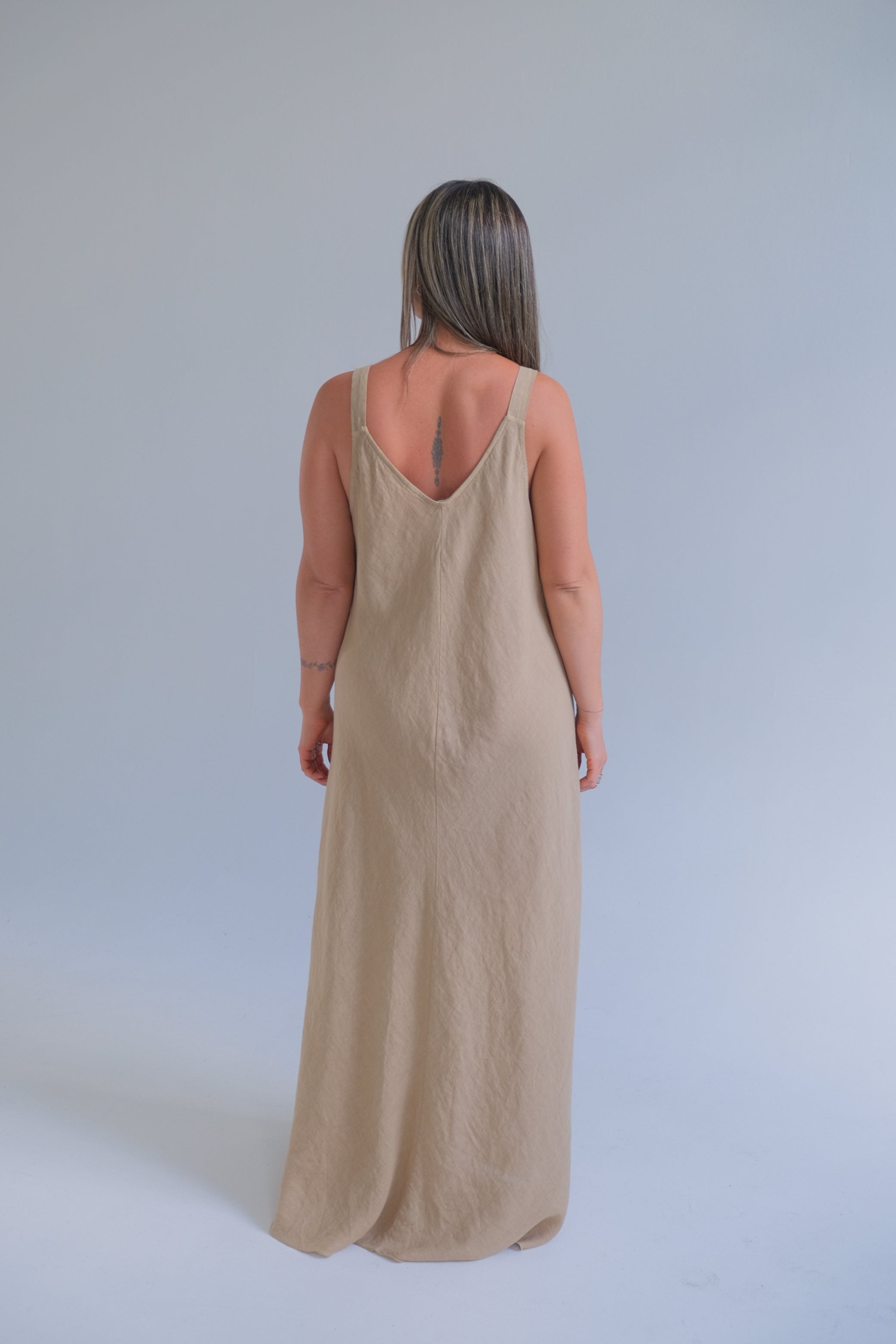 Vestido Luisana Tostado