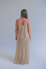 Vestido Luisana Tostado