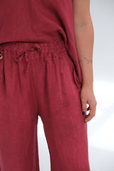 Pantalon Clio Bordeaux