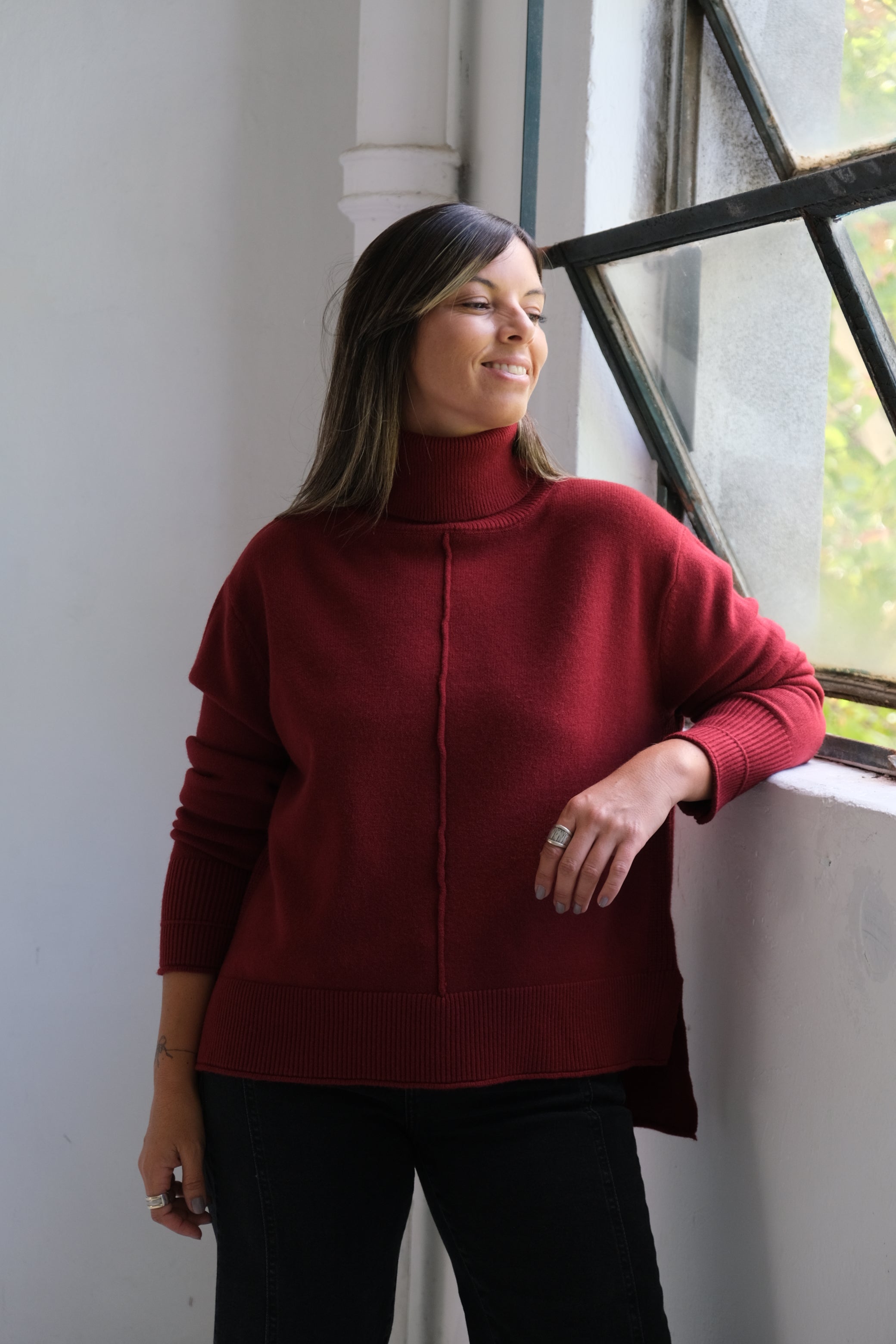 Polerón Línea Bordó