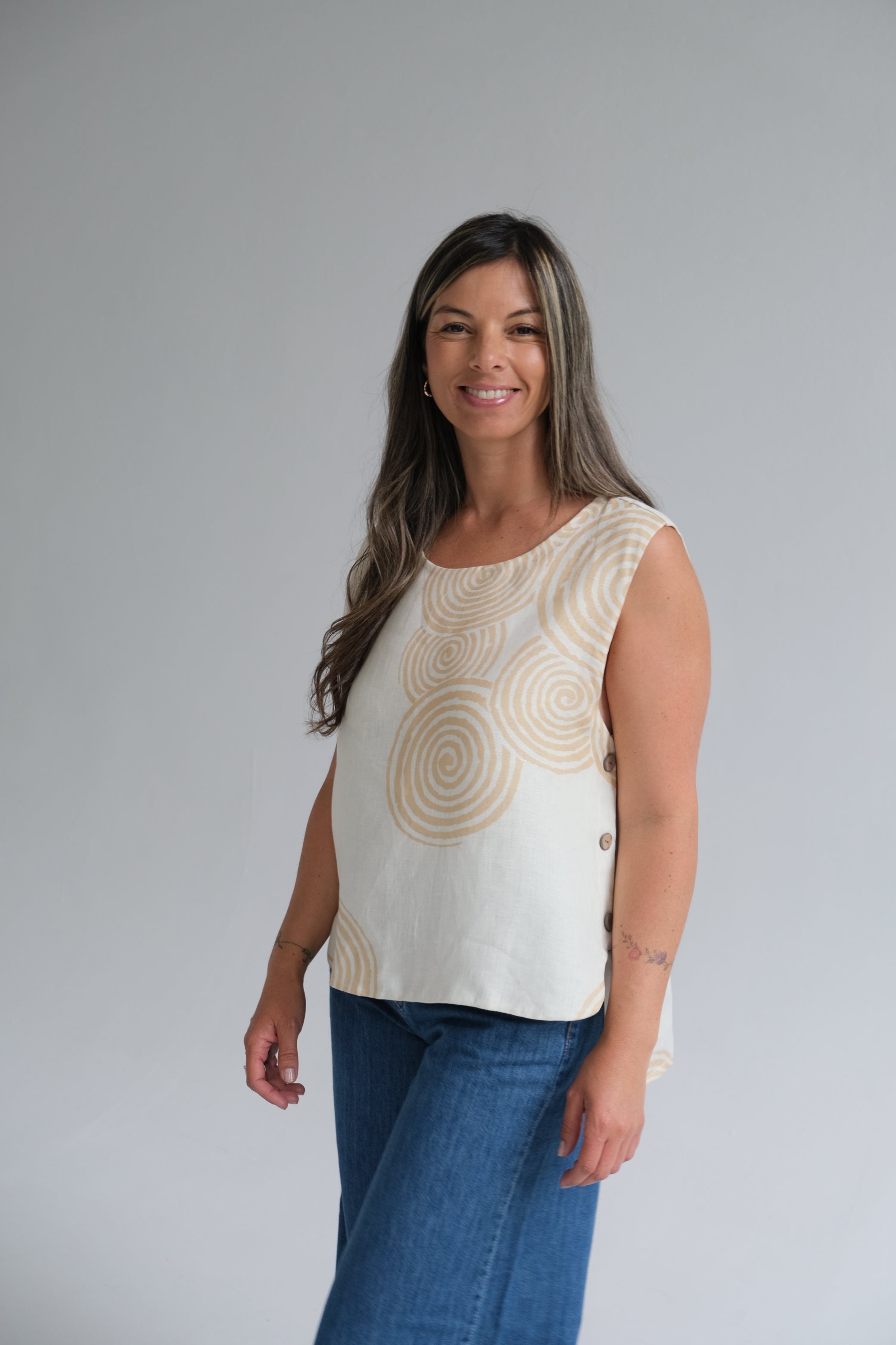 Musculosa Anthea Beige