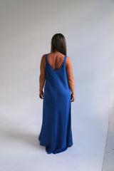 Vestido Luisana Azul Francia