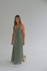 Vestido Syros Verde Musgo