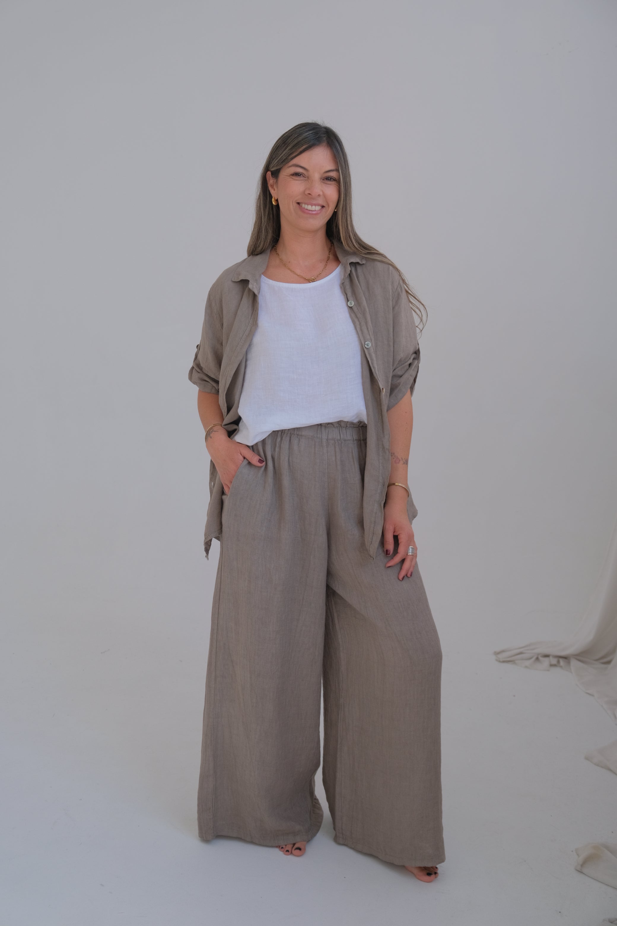 Pantalón Atenea Visón