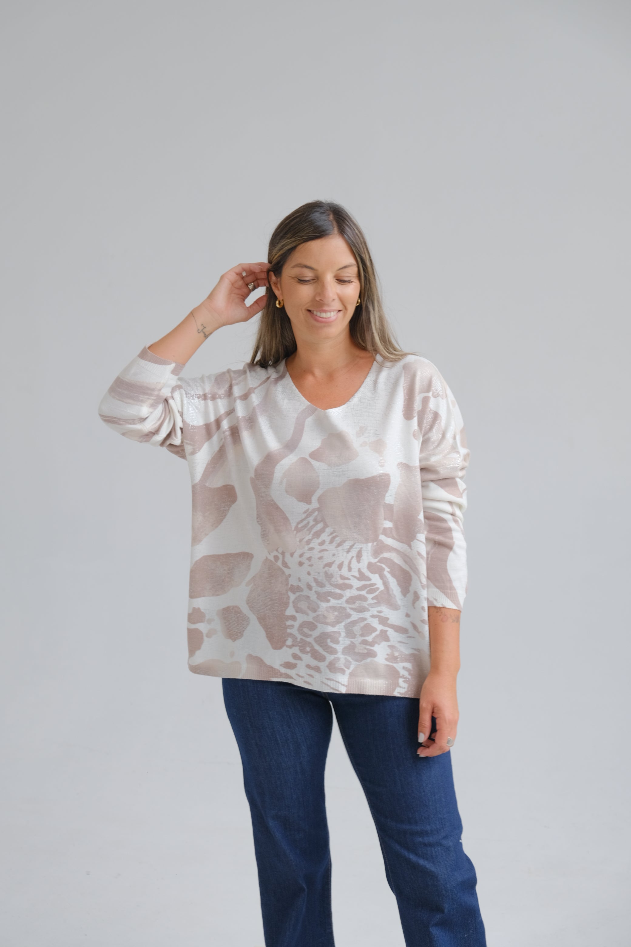 Sweater Hibisco Tostado