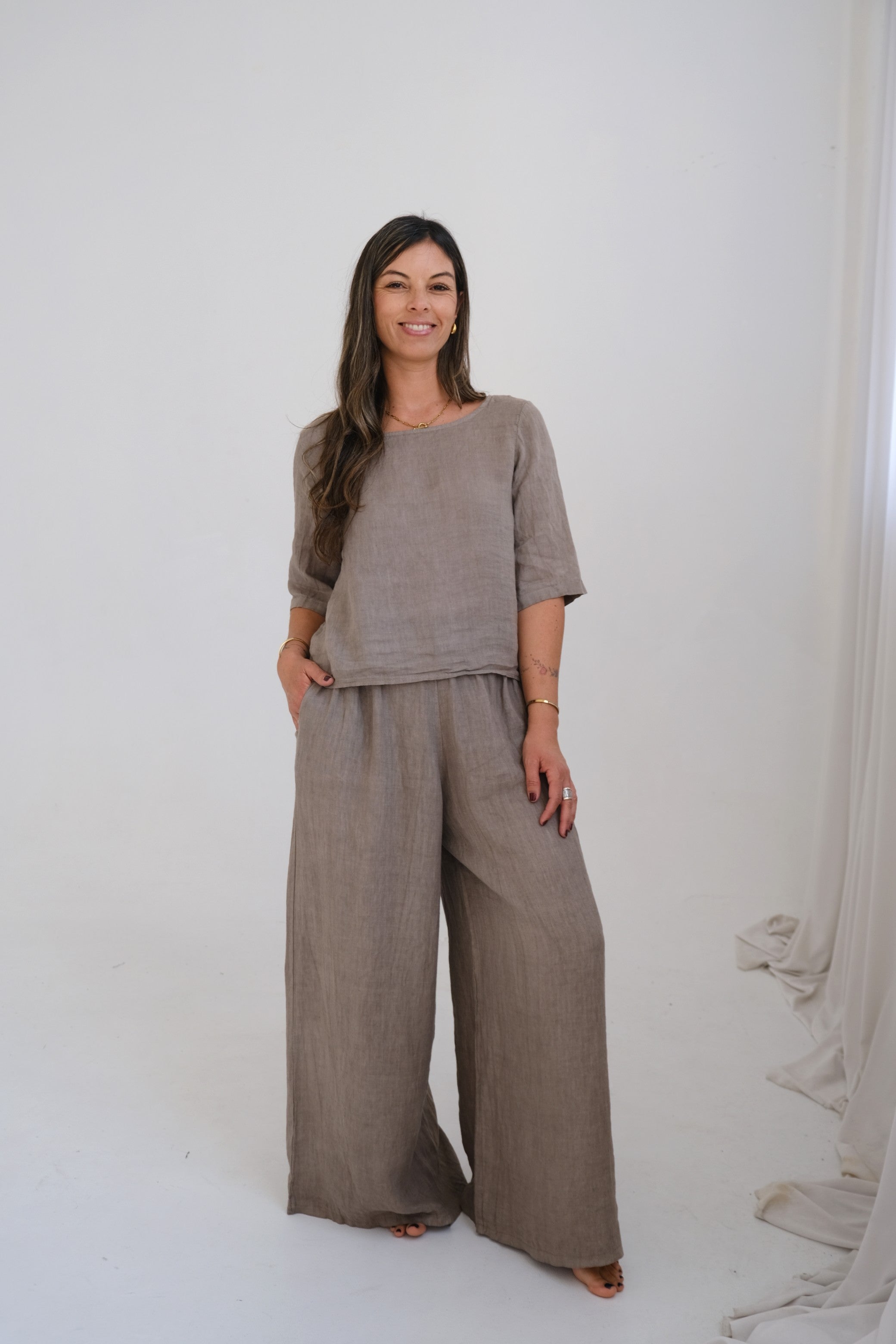 Pantalón Atenea Visón