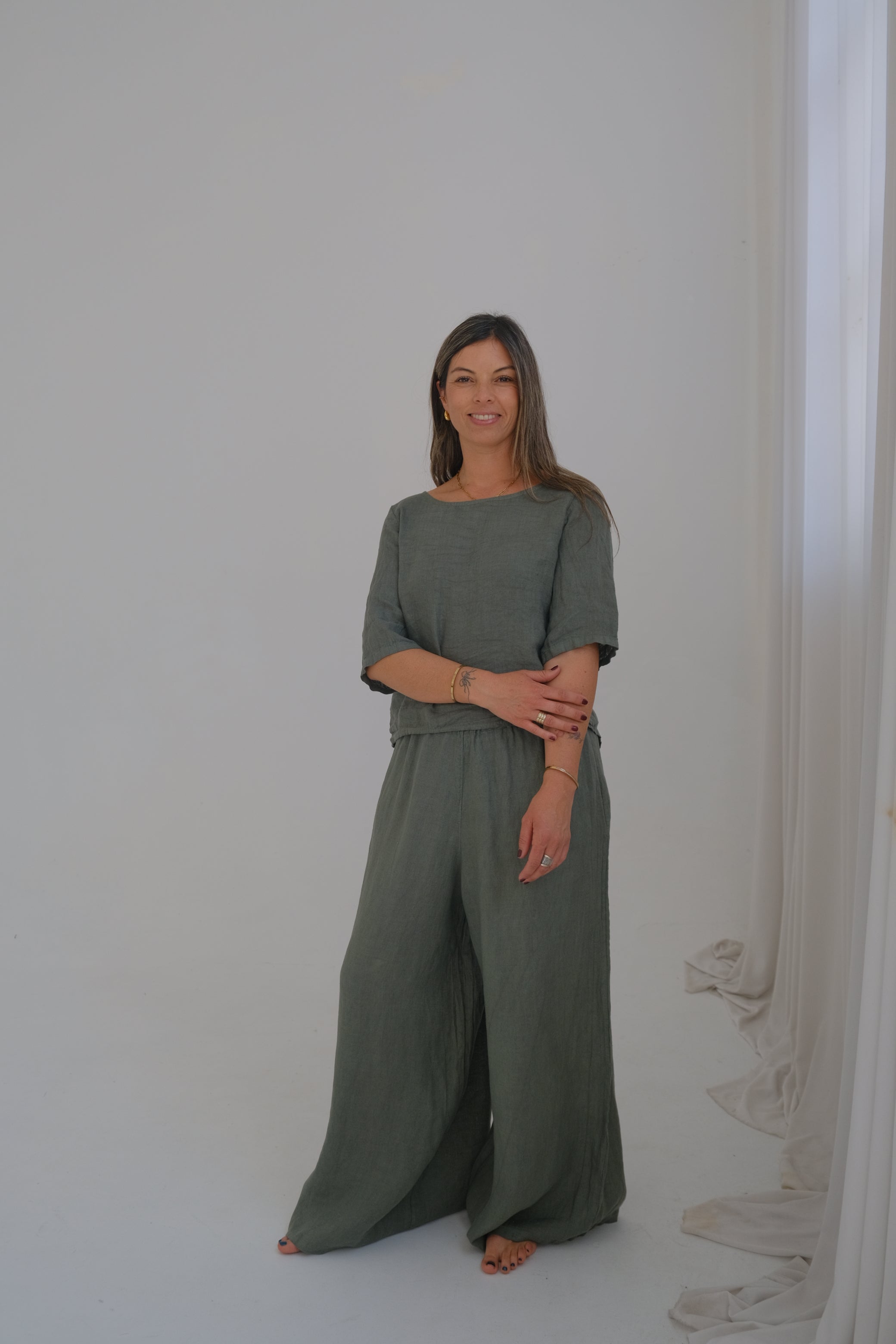 Pantalón Atenea Verde Seco