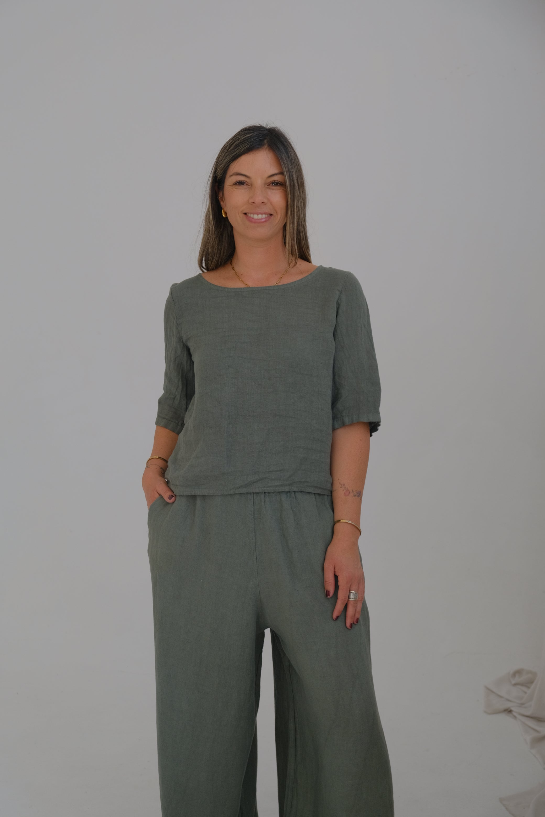 Pantalón Atenea Verde Seco