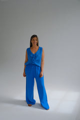 Pantalon Clio Azul Francia