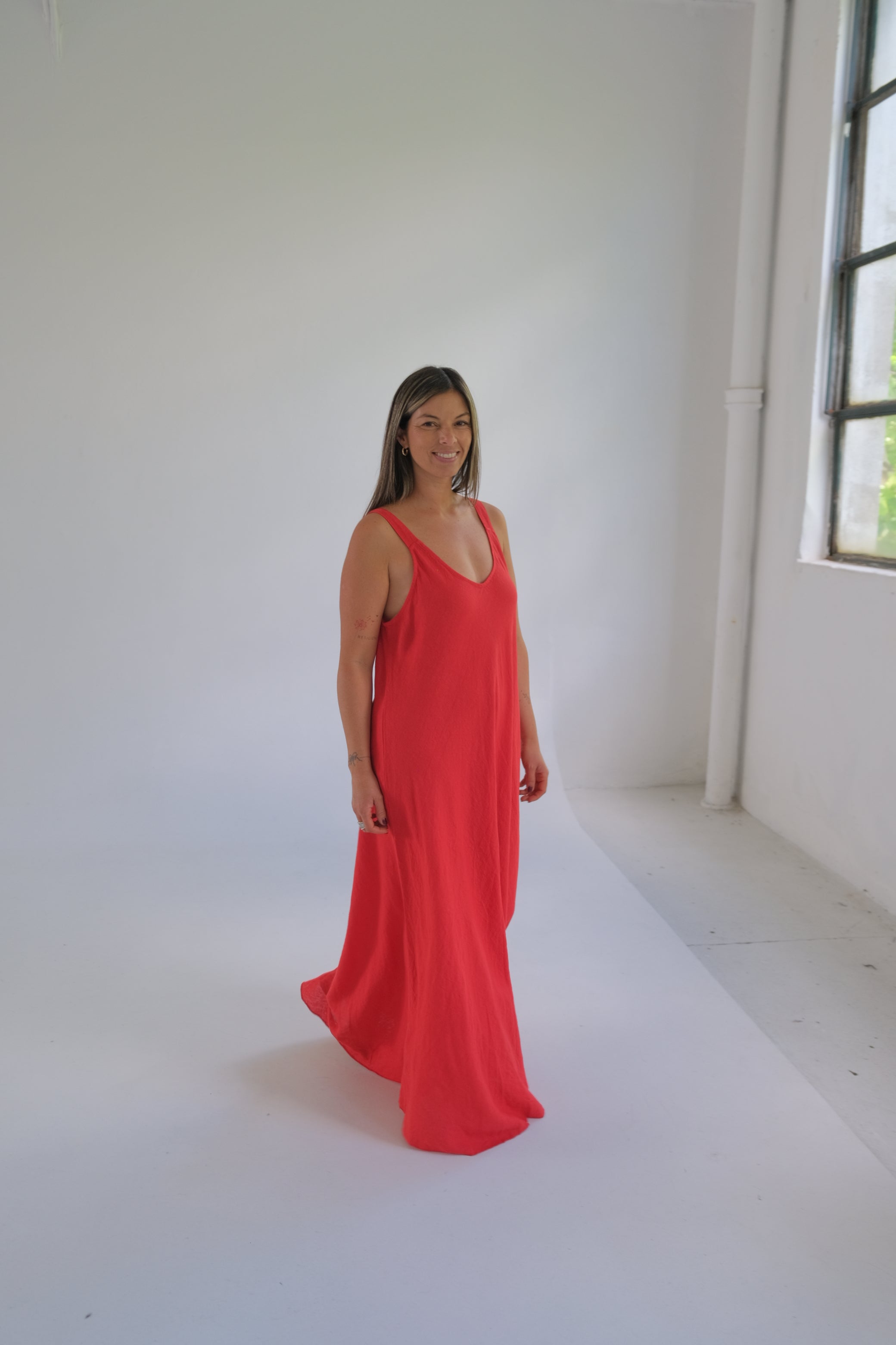 Vestido Luisana Rojo
