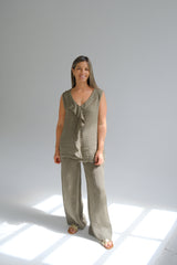 Musculosa Aurelia Verde Seco