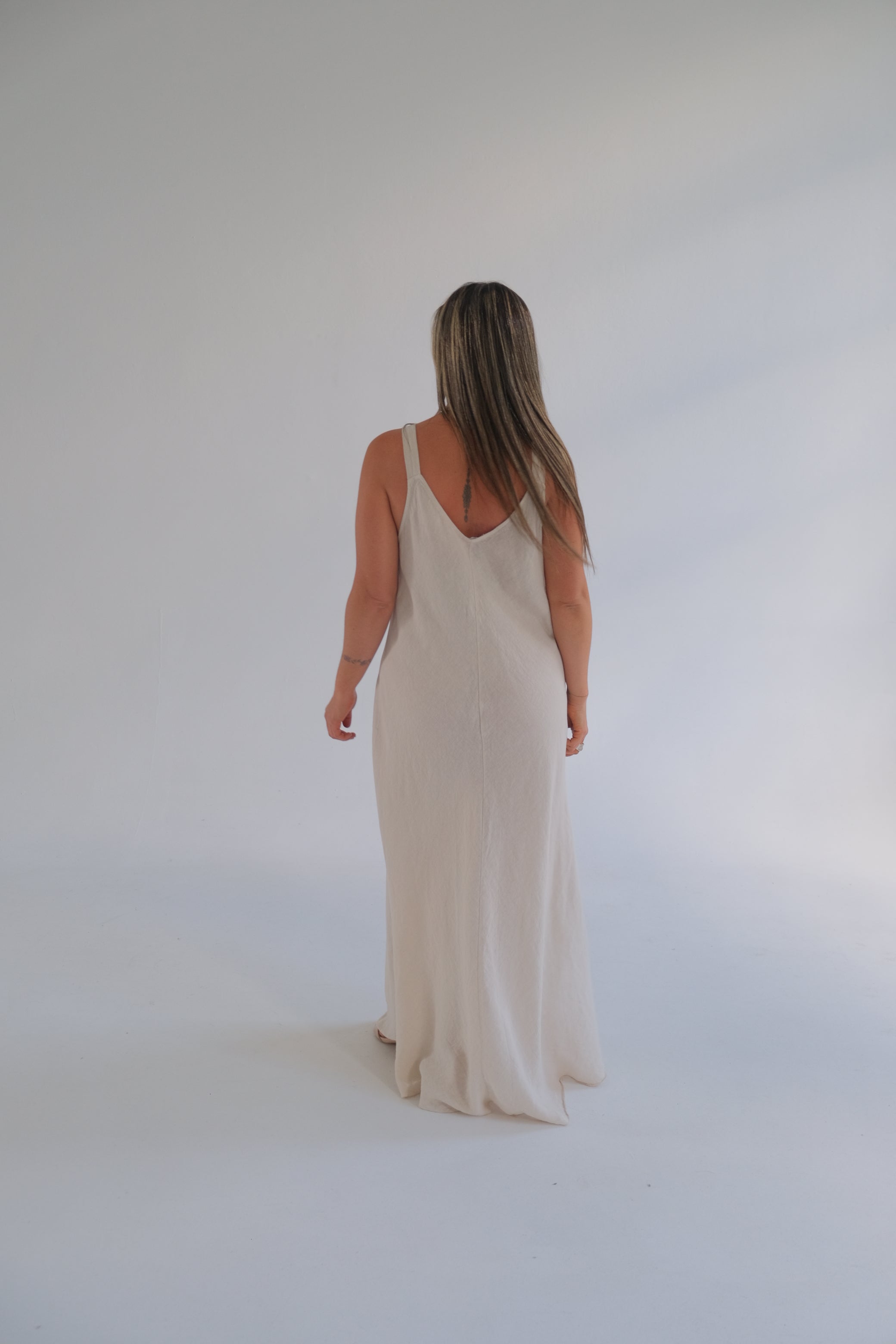 Vestido Luisana Beige