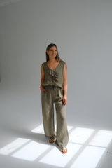 Musculosa Aurelia Verde Seco