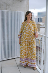 Vestido Vera Mostaza CÁPSULA