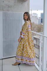 Vestido Vera Mostaza CÁPSULA