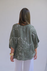 Blusa Lina Verde Seco