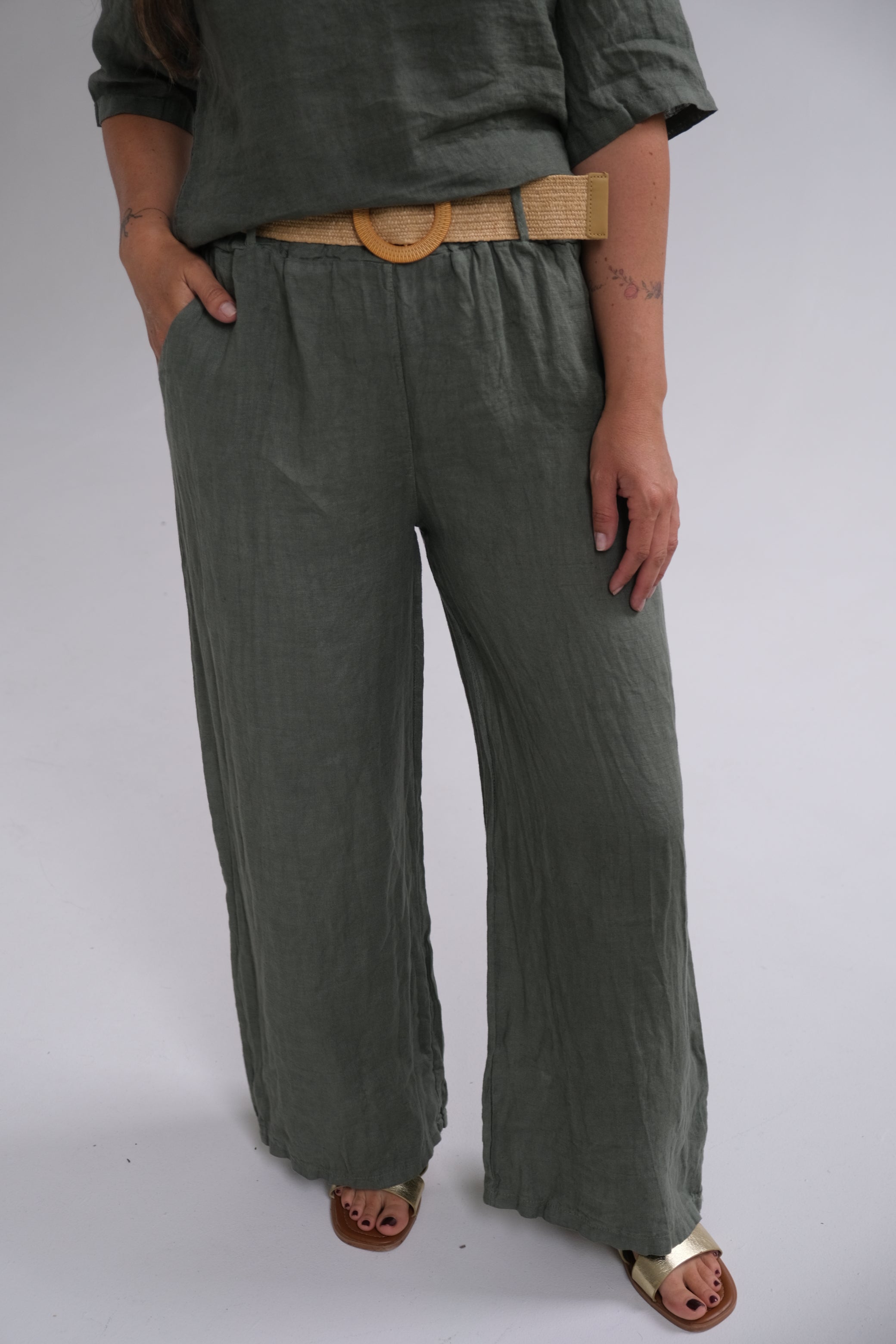 Pantalón Mila Verde Seco