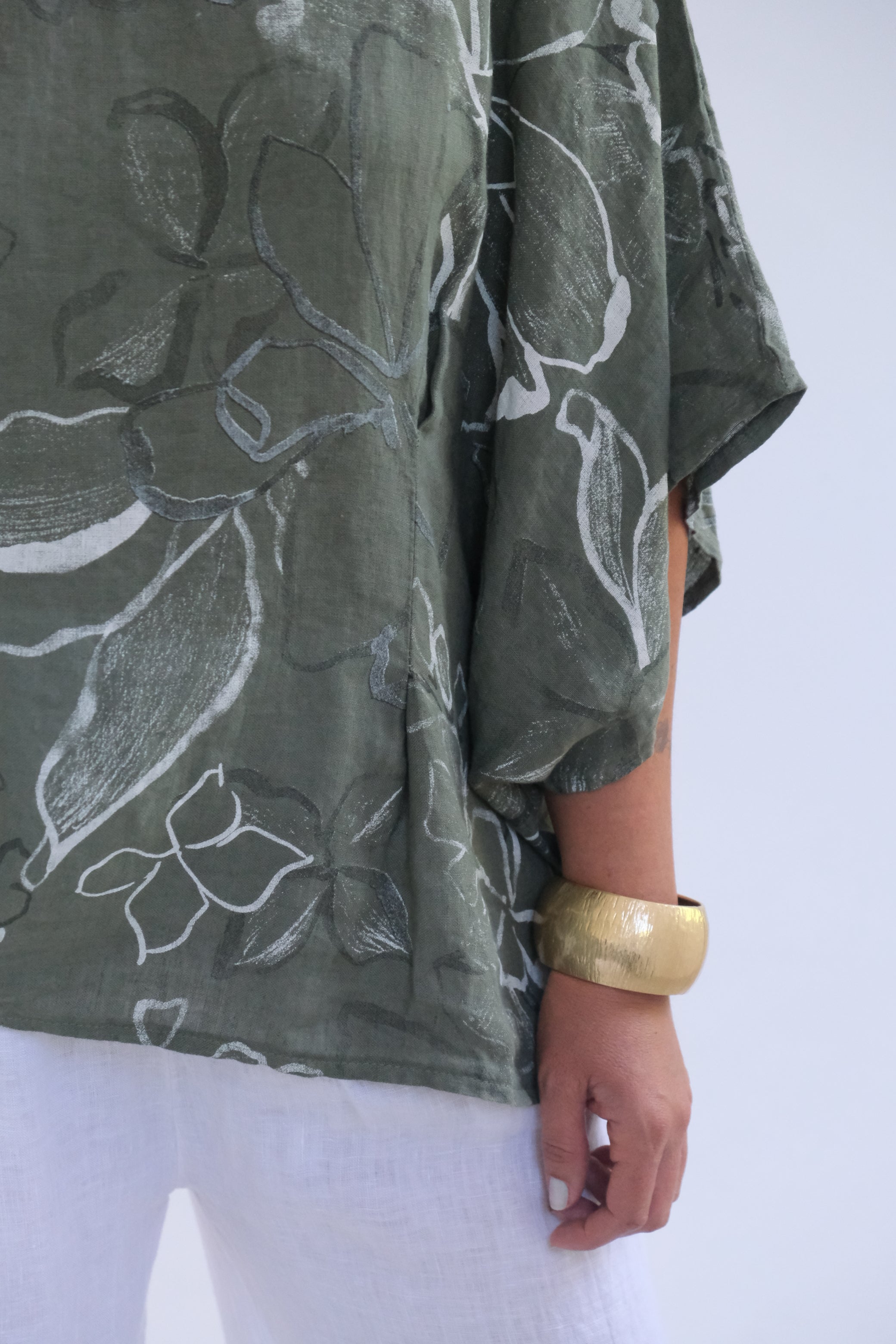 Blusa Lina Verde Seco