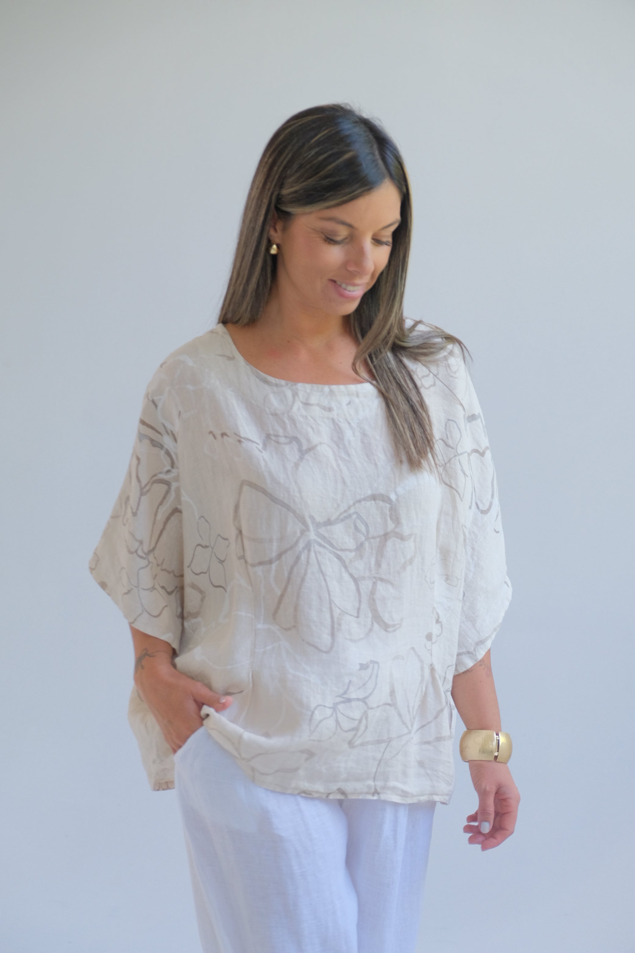 Blusa Lina Beige