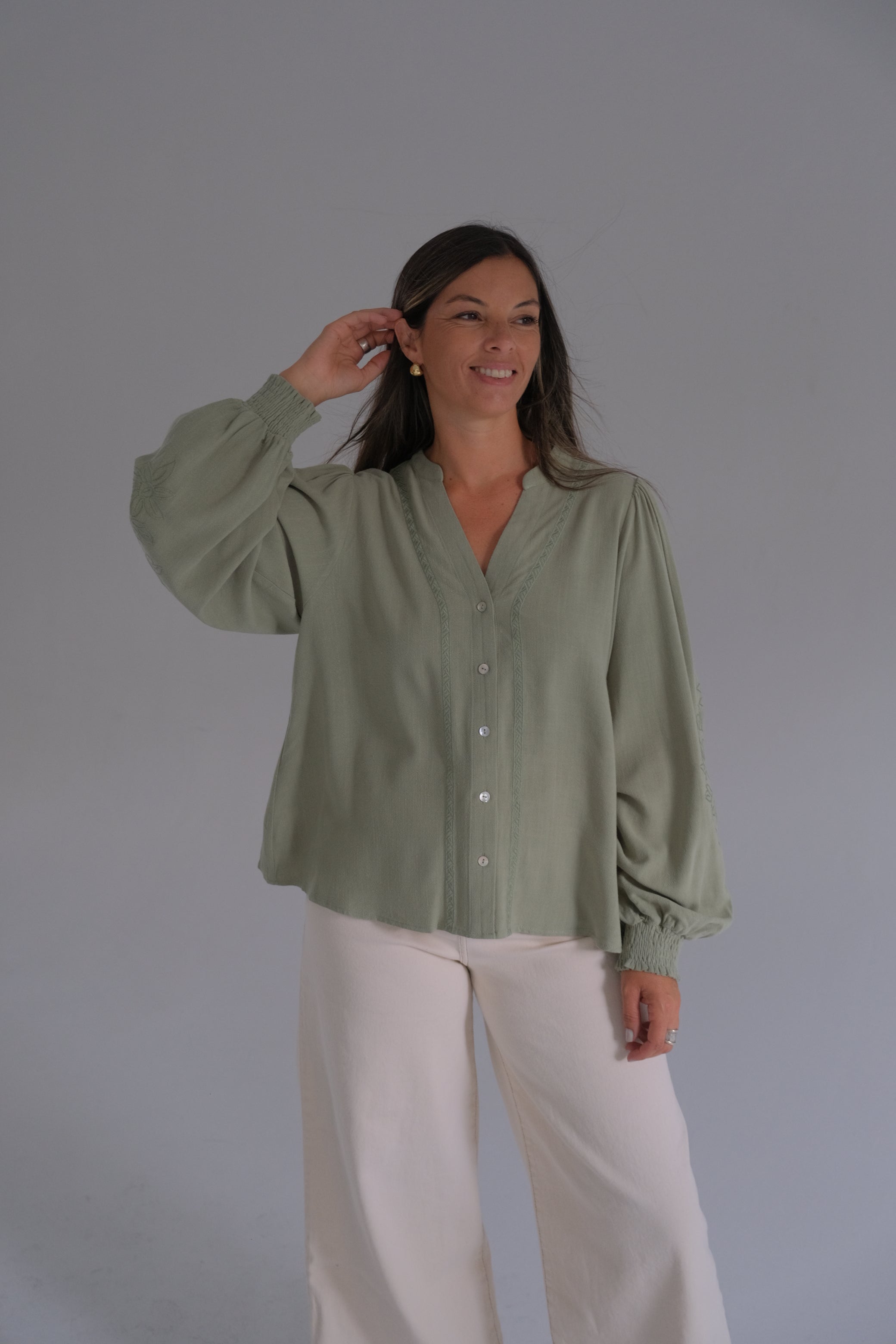 Blusa Rose Verde