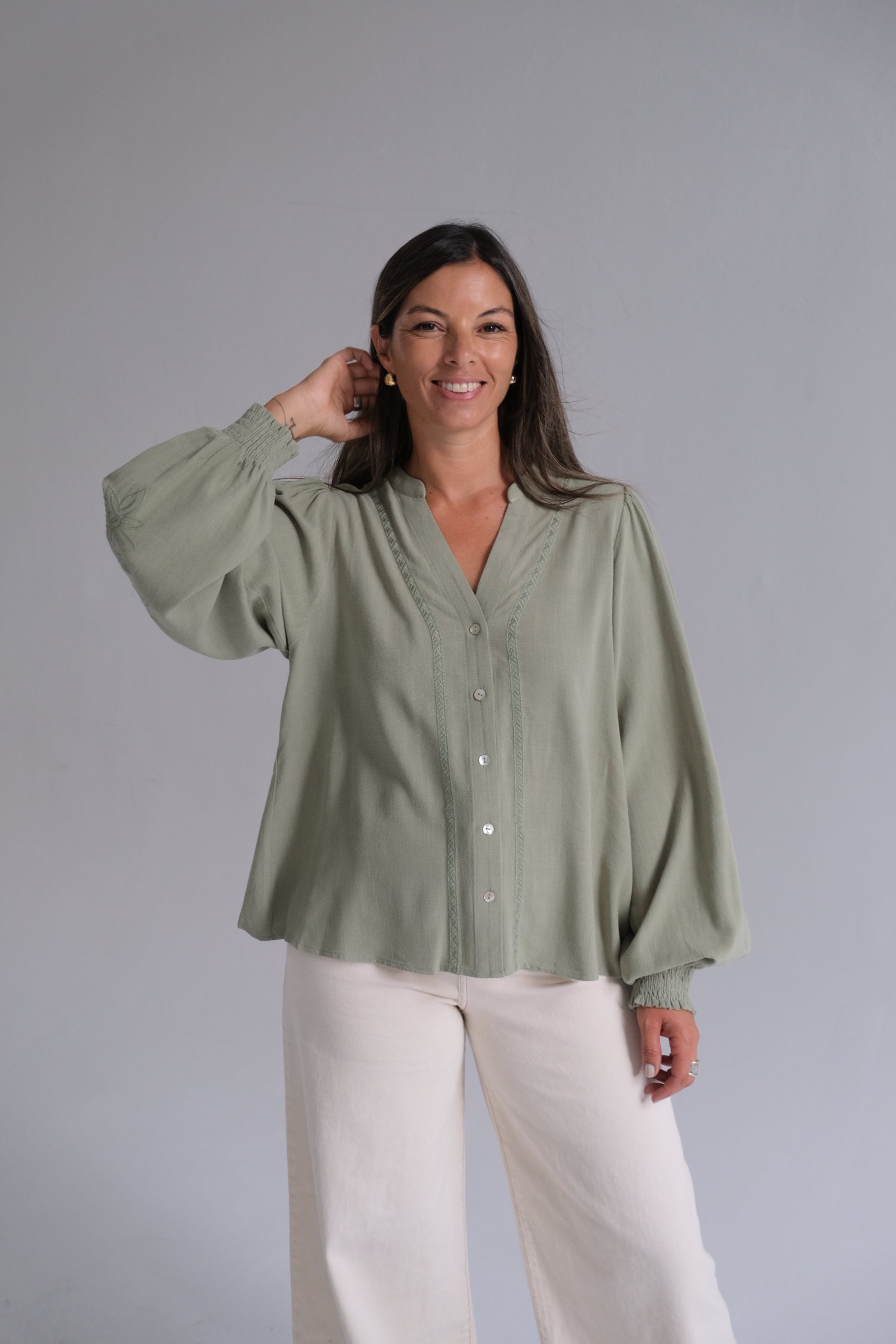 Blusa Rose Verde