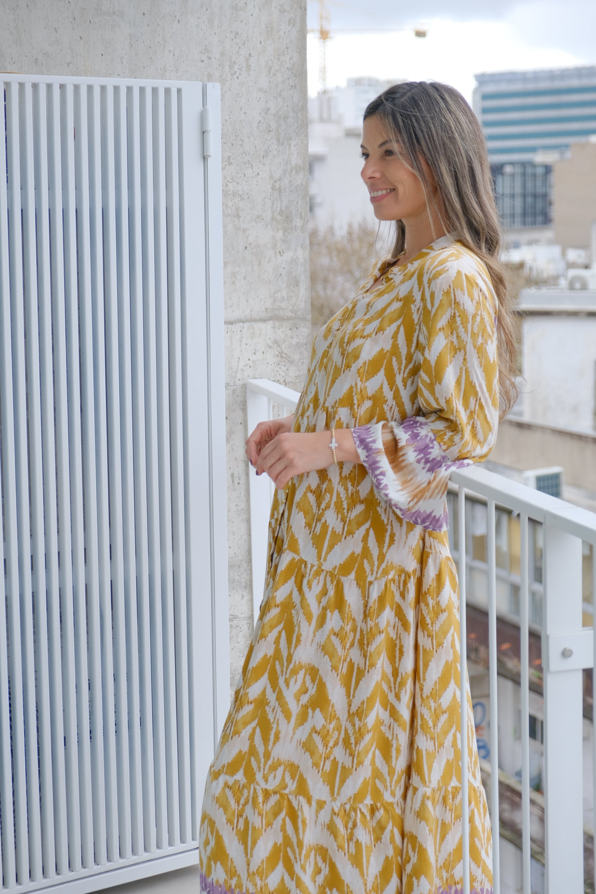 Vestido Vera Mostaza CÁPSULA