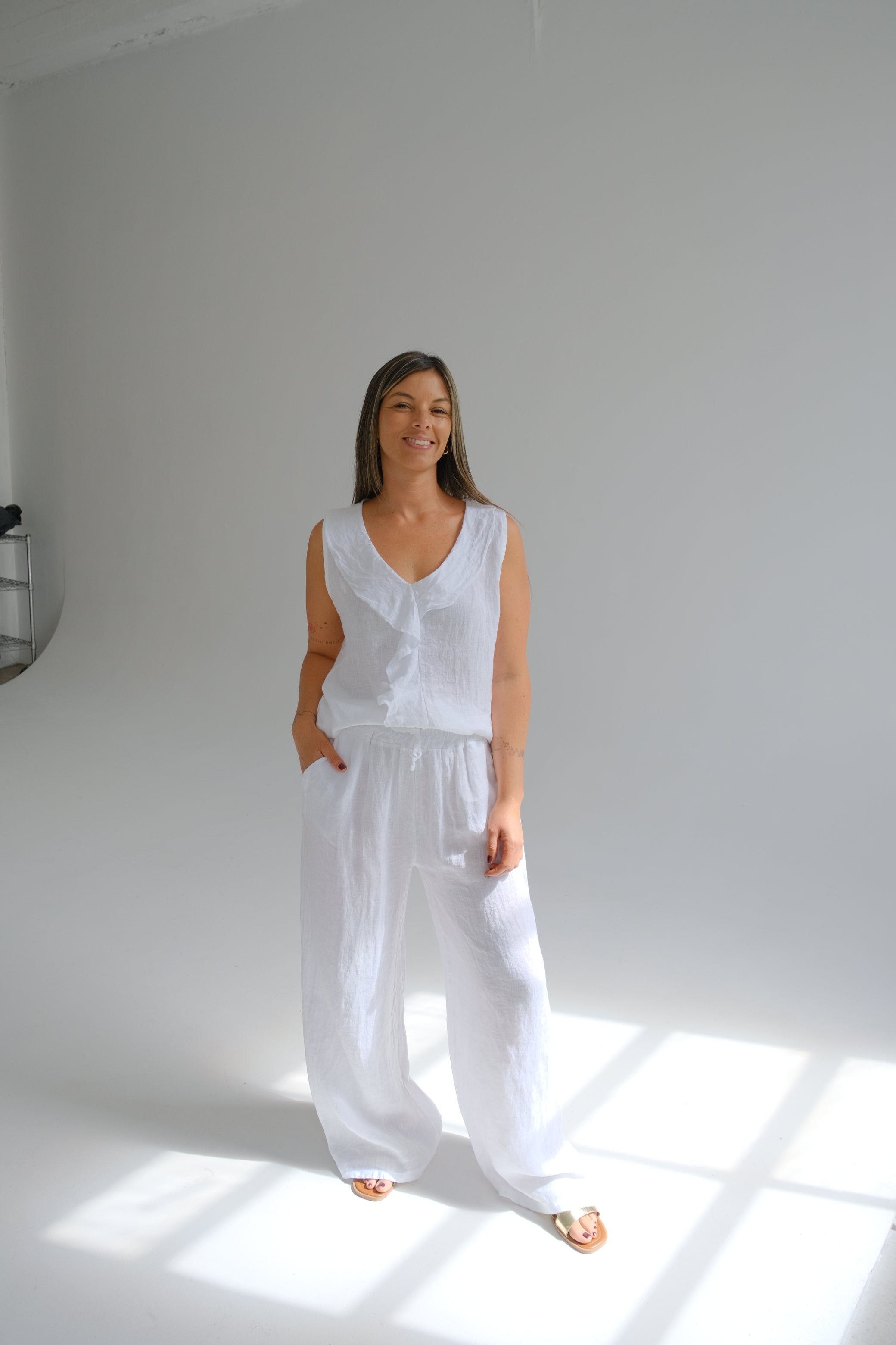 Musculosa Aurelia Blanco