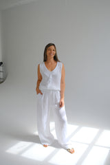 Musculosa Aurelia Blanco