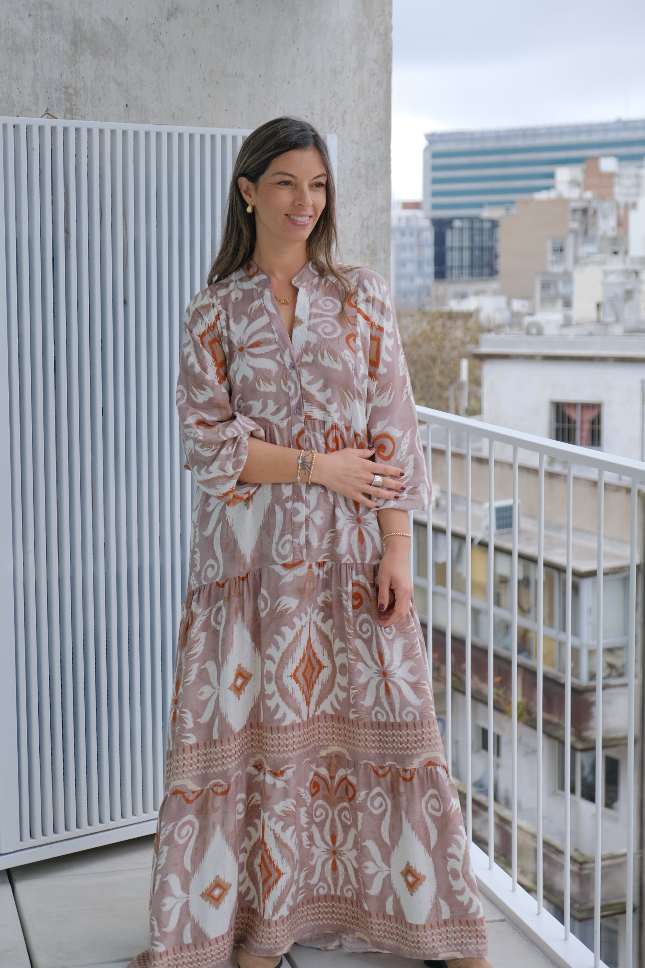 Vestido Andrea Rosa CÁPSULA