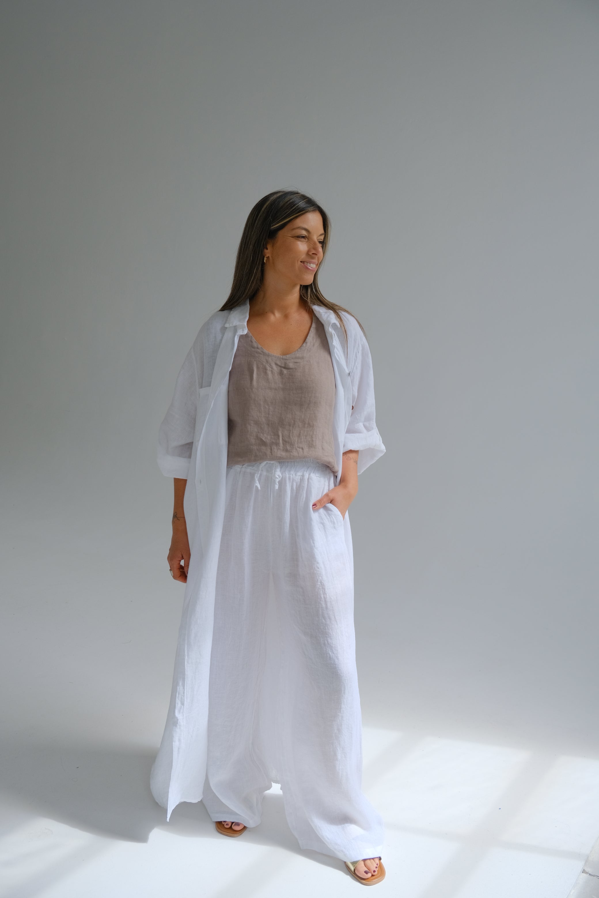 Pantalon Clio Blanco