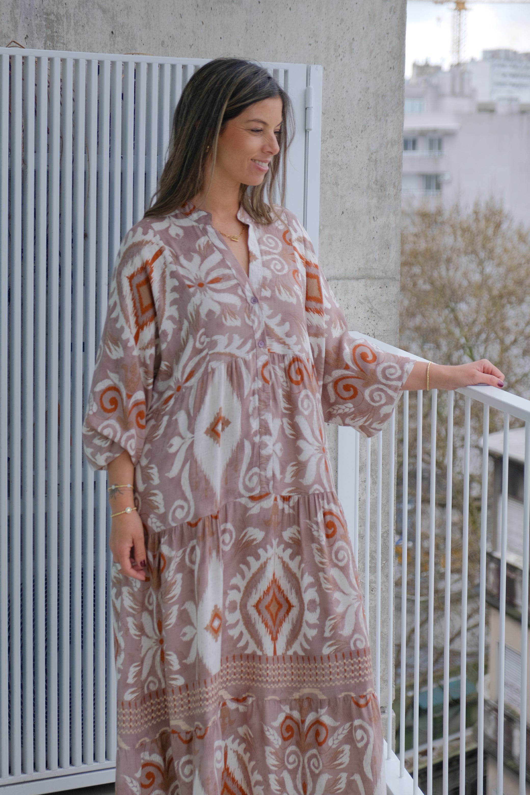 Vestido Andrea Rosa CÁPSULA