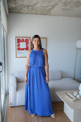 Vestido Lazo Azul Francia