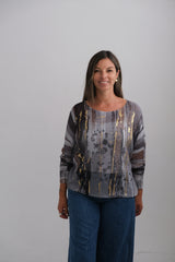 Sweater Canela Gris