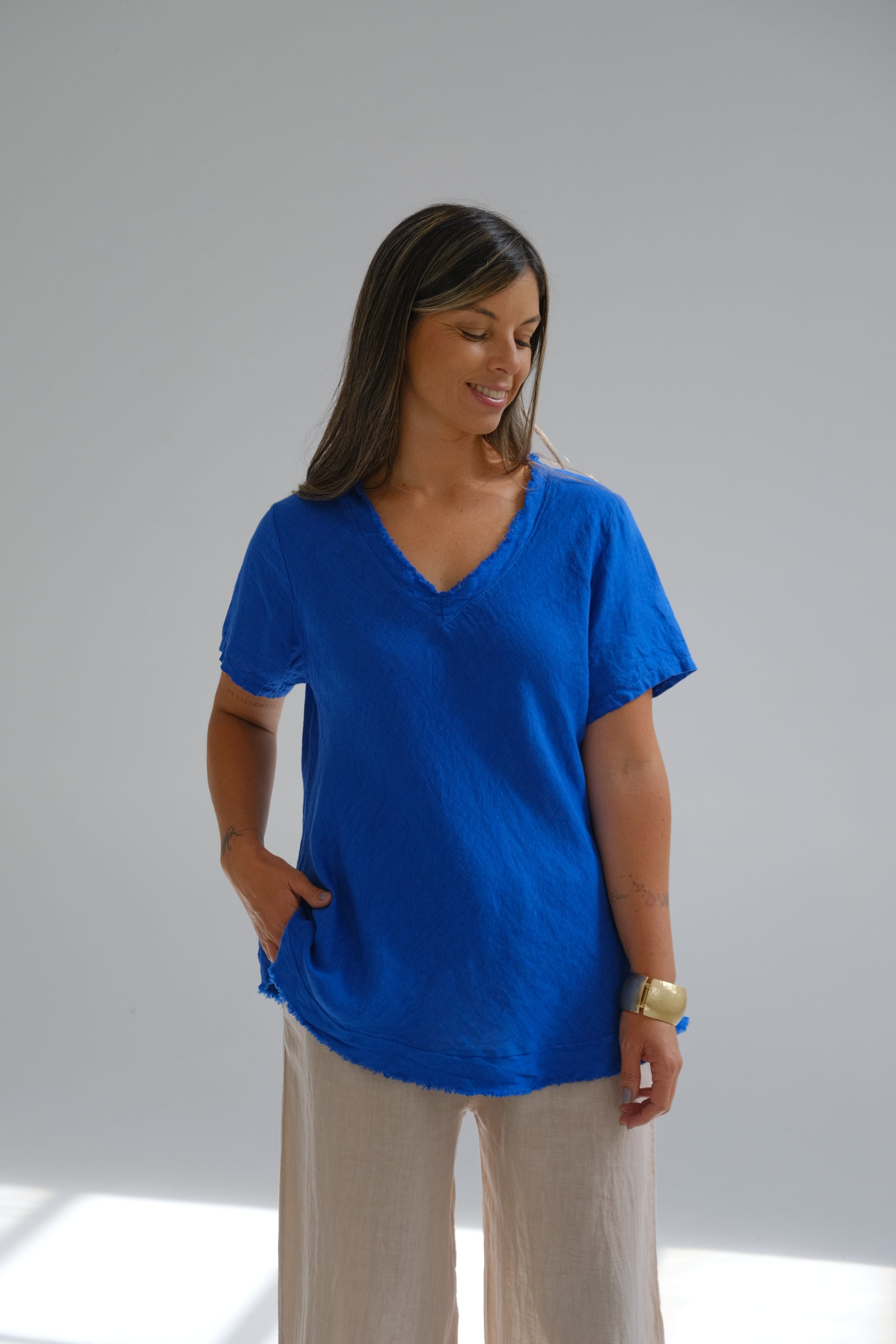 Remera Cipri Azul Francia