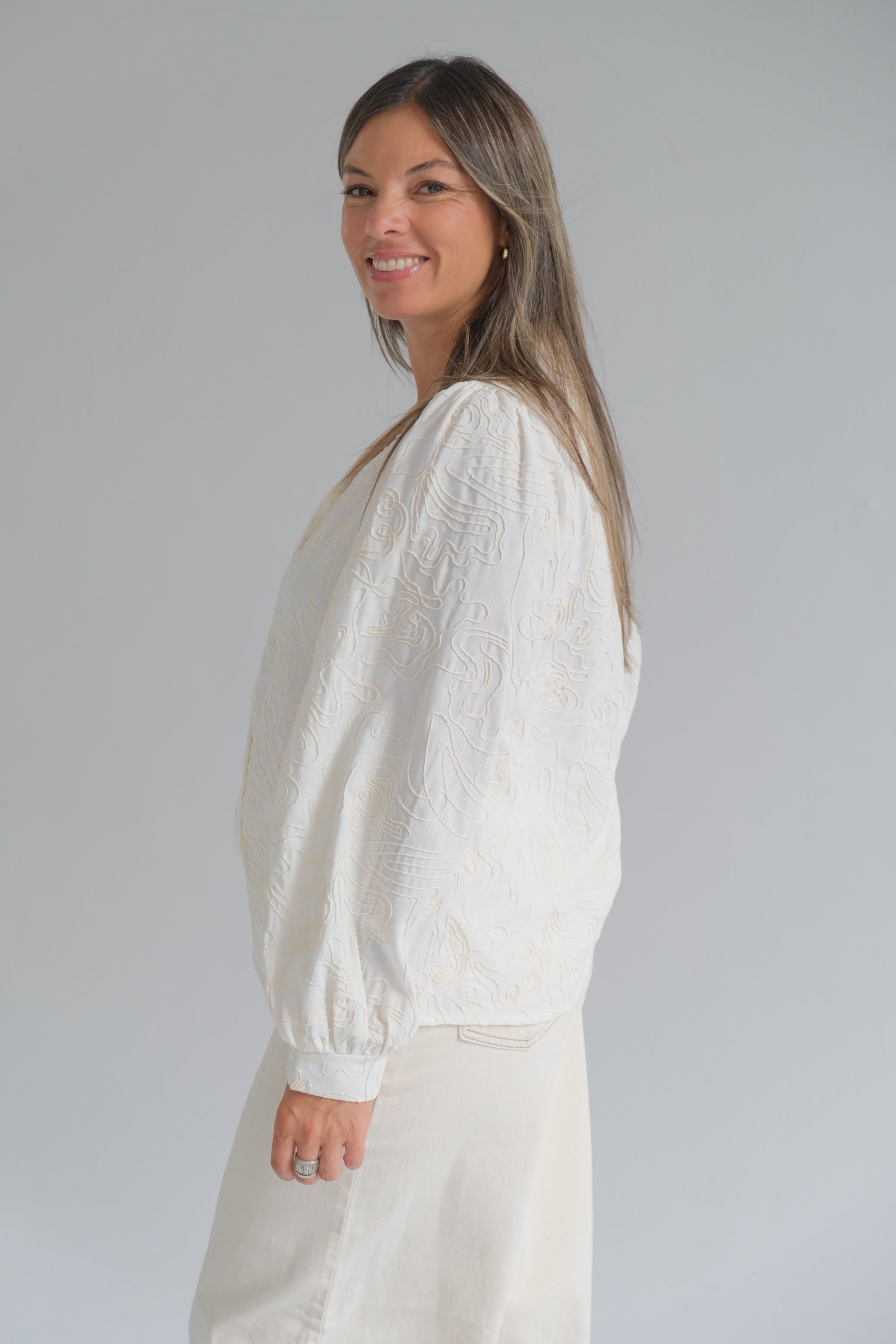 Blusa Bora Crudo