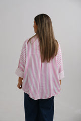 Blusa Rayas Fucsia